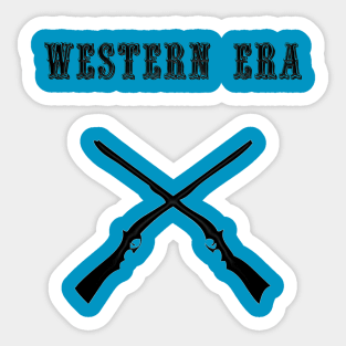 Western Era - Two Long Rifles Sticker